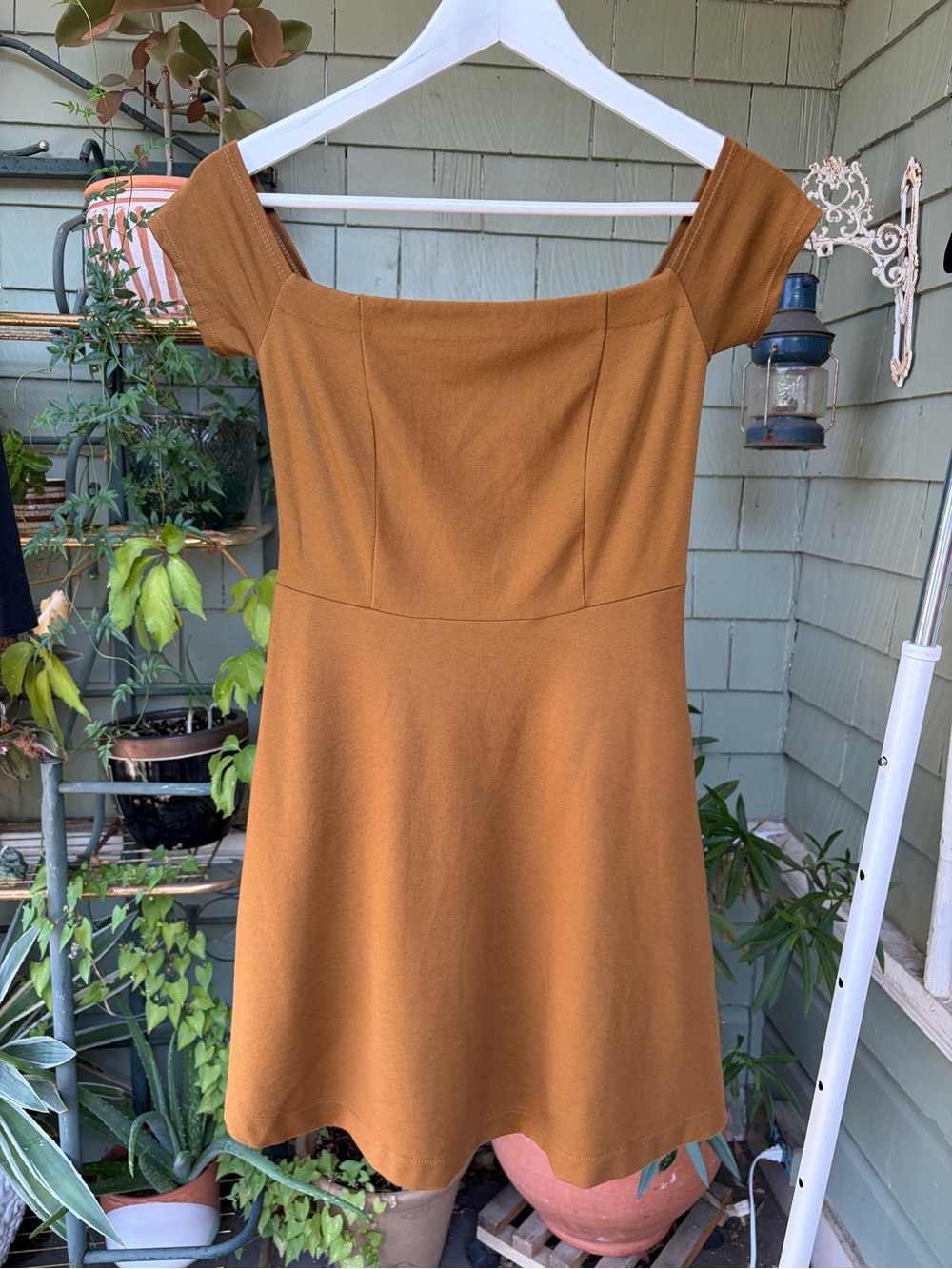Free People Mambo Off the Shoulder Dress in Honey
